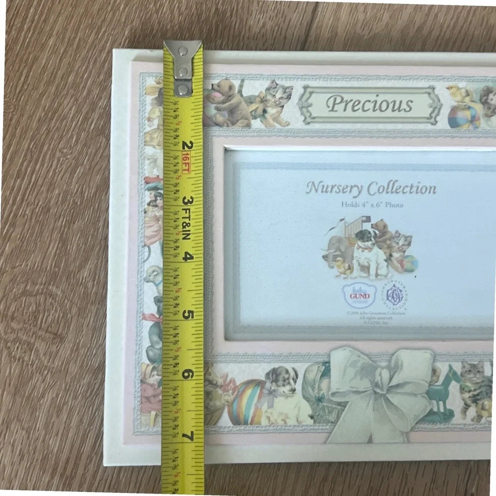 Baby Gund Nursery Collection John Grossman 4x6 Picture Frame Precious Victorian